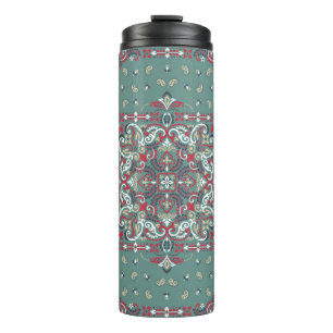 Garrafa Térmica Paisley Bandana Impressão: Escarpa Do Pescoço Da S