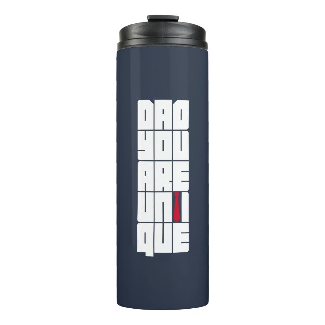 Garrafa Térmica Palavras Pai Você É Único (Frente)