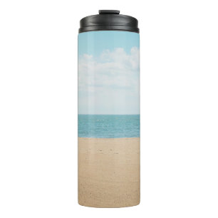 Garrafa Térmica Palmeira artificial verde na costa