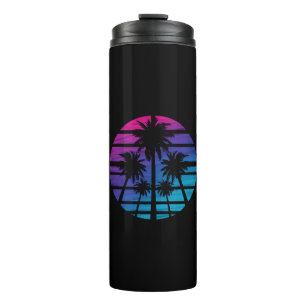 Garrafa Térmica Palmeira Praia Havaiana Férias de Verão