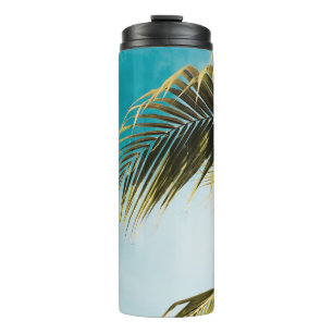 Garrafa Térmica Palmeira verde sob céu azul