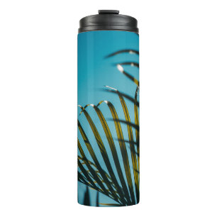 Garrafa Térmica Palmeira verde sob céu azul pela manhã