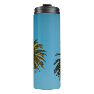 Garrafa Térmica Palmeira verde sob céu azul pela manhã