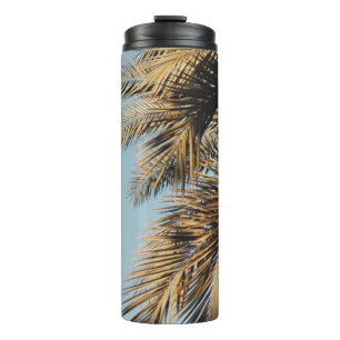 Garrafa Térmica Palmeira verde sob céu azul pela manhã