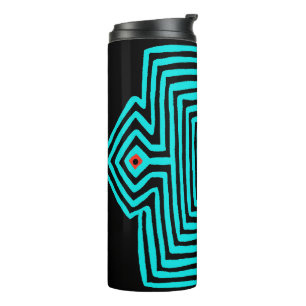 Garrafa Térmica Panamá Mola Tortoise - Preto Azul
