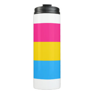Garrafa Térmica pansexual bandeira