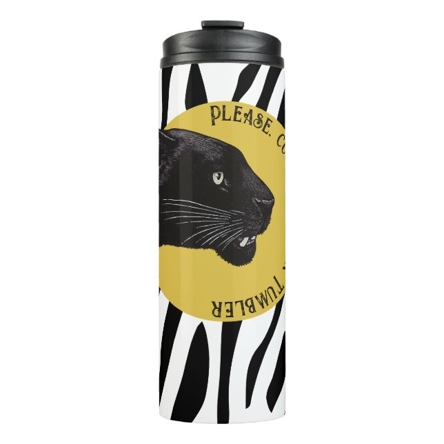 Garrafa Térmica Pantera Negra por Toshi Yoshida Mug (Frente)