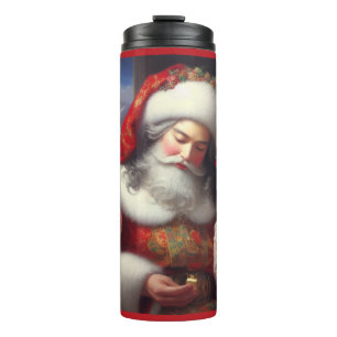 Garrafa Térmica Papais noeis de Natal com Crianças 5