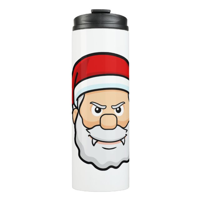 Garrafa Térmica papais noeis de vampiro de natal (Frente)