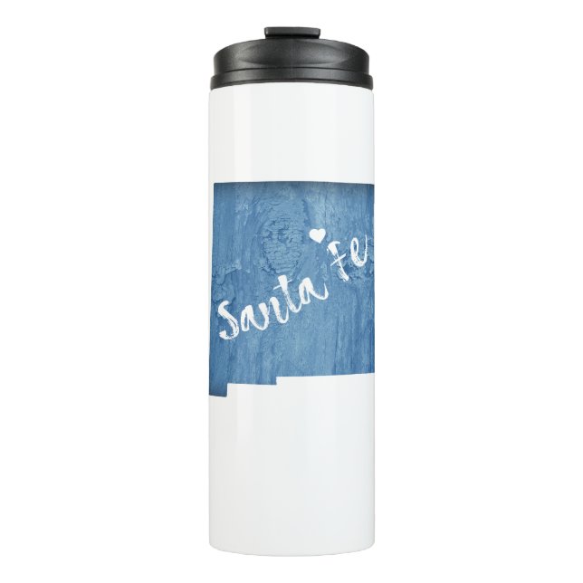 Garrafa Térmica Papais noeis Fe Novo México Madeira Graça (Frente)