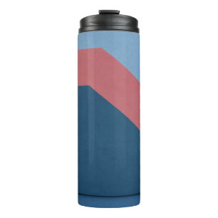 Garrafa Térmica Papel de parede azul e vermelho