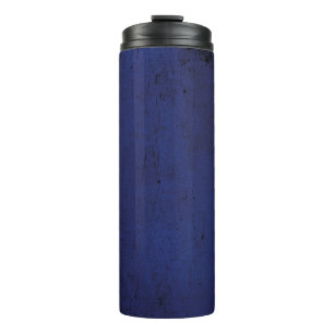 Garrafa Térmica Papel de parede azul-escuro de textura