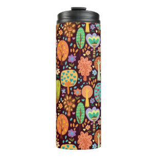 Garrafa Térmica Papel de parede exterior Textura sem costura