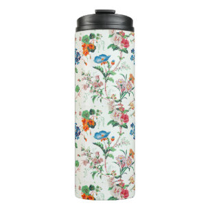 Garrafa Térmica Papel de parede floral antigo França 1830