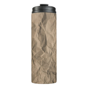 Garrafa Térmica Papel robusto: textura do reciclado