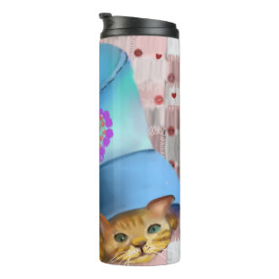 Garrafa Térmica para amantes de gatos