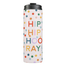 Garrafa Térmica Parabéns Hip Hip Hooray Formando Aniversário