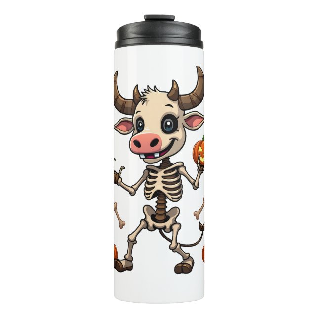 Garrafa Térmica Parada de Vaca do Esqueleto (Frente)