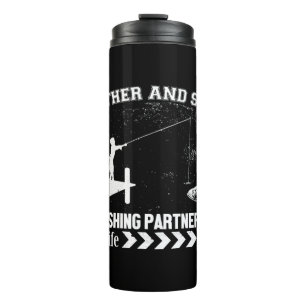 Garrafa Térmica Parceiros de Pesca Pai e Filho para a Vida