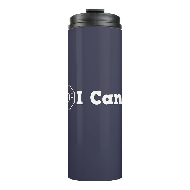 Garrafa Térmica Pare eu não posso (Frente)