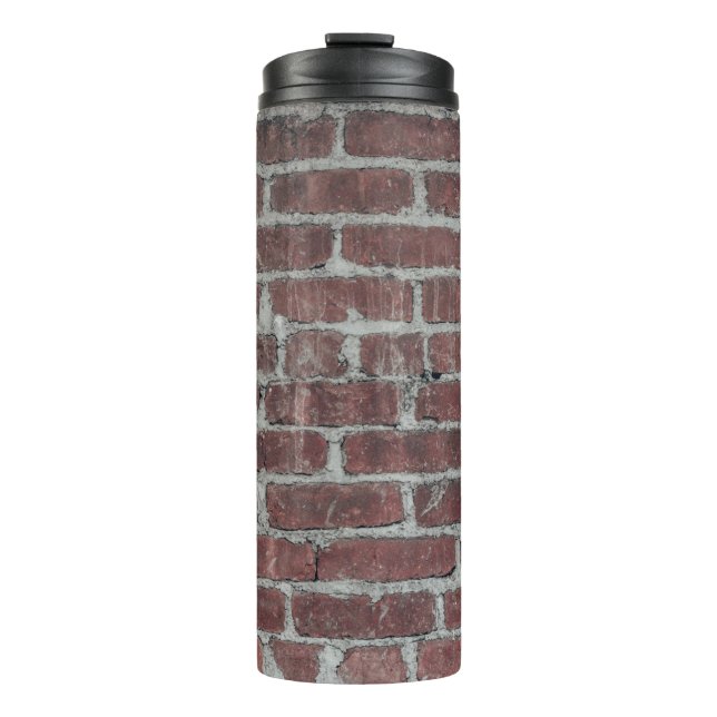 Garrafa Térmica Parede de betão marrom (Frente)