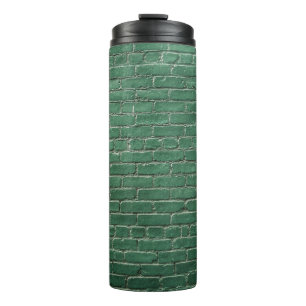 Garrafa Térmica Parede pintada verde