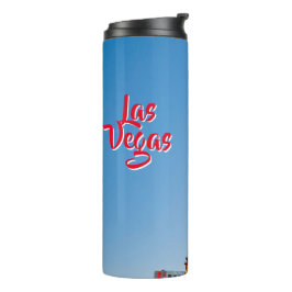 Garrafa Térmica Paris Las Vegas no anoitecer Stainless Steel Water