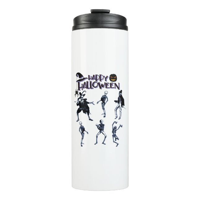 Garrafa Térmica Partido Skeletons Assustador (Frente)