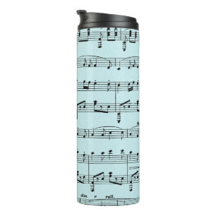 Garrafa Térmica Partitura azul