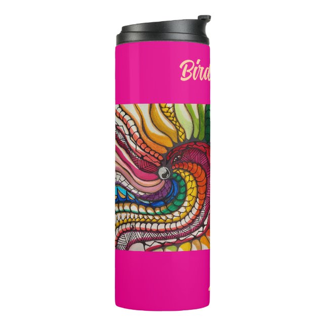 Garrafa Térmica Pássaro do Orgulho 2025 (Giro à esquerda)