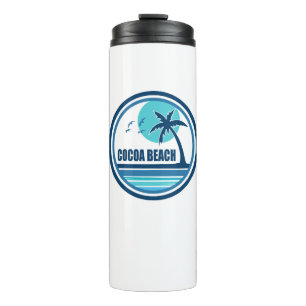 Garrafa Térmica Pássaros de Palma da Flórida de Ccoa Beach