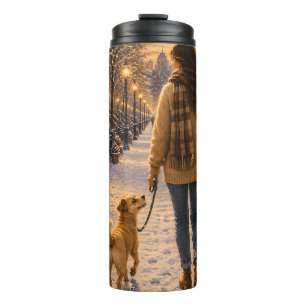 Garrafa Térmica Passeio Aconchegante de Inverno com Minha Melhor A