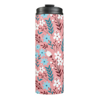 Garrafa Térmica Pasta Cor-de-rosa sem costura.