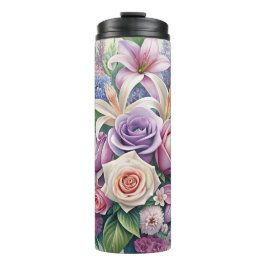 Garrafa Térmica Pastel Bloom Thermal Tumbler