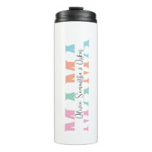 Pastel "MAMA" - Tumbler térmico personalizado