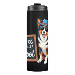 Garrafa Térmica Pastor Australiano Meu Cachorro Acha Que Eu Sou Le