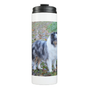 Garrafa Térmica Pastor de Shetland Blue Merle
