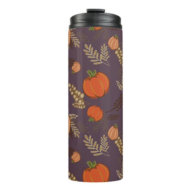 Garrafa Térmica Patch da Abóbora de outono (Frente)