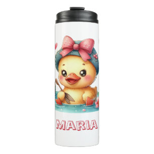 Garrafa Térmica Pato amarelo-cúmulo