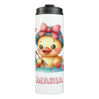 Garrafa Térmica Pato amarelo-cúmulo