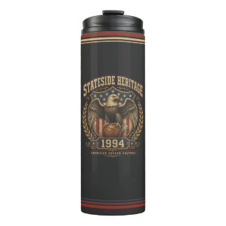 Garrafa Térmica Patrimônio Estadunidense Futebol Americano Vintage