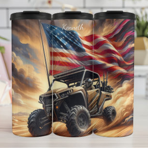 Garrafa Térmica Patriótico Dune Rider: Liberdade Americana