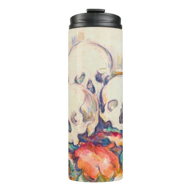 Garrafa Térmica Paul Cezanne - A Aquarela de Três Crânios (Frente)