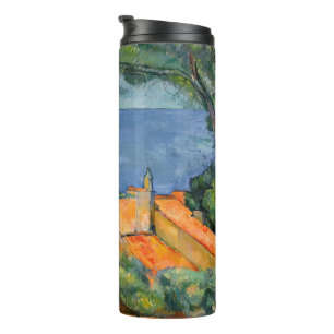 Garrafa Térmica Paul Cezanne - L'Estaque com Telhados Vermelhos