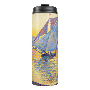 Garrafa Térmica Paul Signac - O Porto ao Pôr-do-Sol, Opus 236