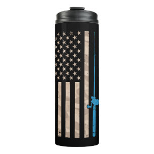 Garrafa Térmica Pavilhão Americano - Presente Vintage - Via de Pes