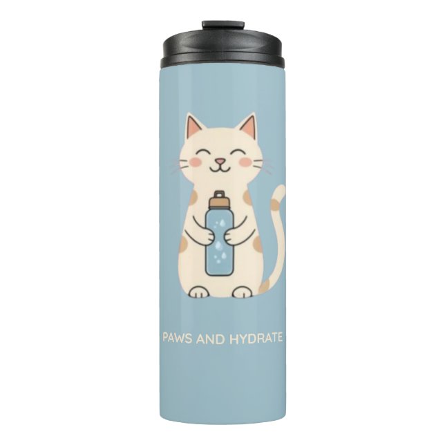 Garrafa Térmica Paws and Hydrate Thermal Tumbler (Frente)