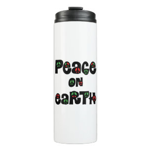 Garrafa Térmica Paz No Natal Da Terra