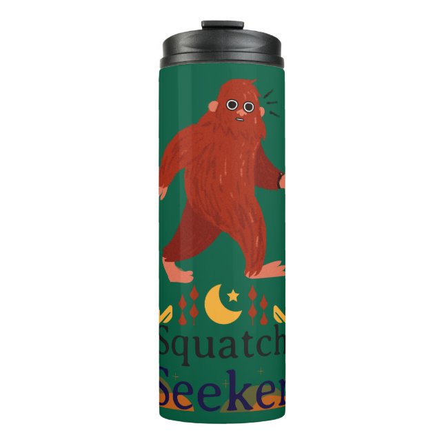 Garrafa Térmica Pé grande do Squatch Seeker (Frente)