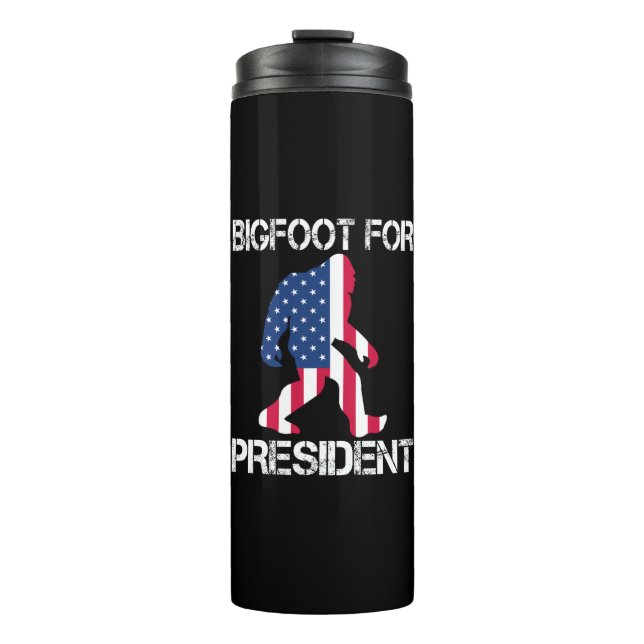 Garrafa Térmica Pé Grande Para Presidente Engraçado Pé Grande (Frente)